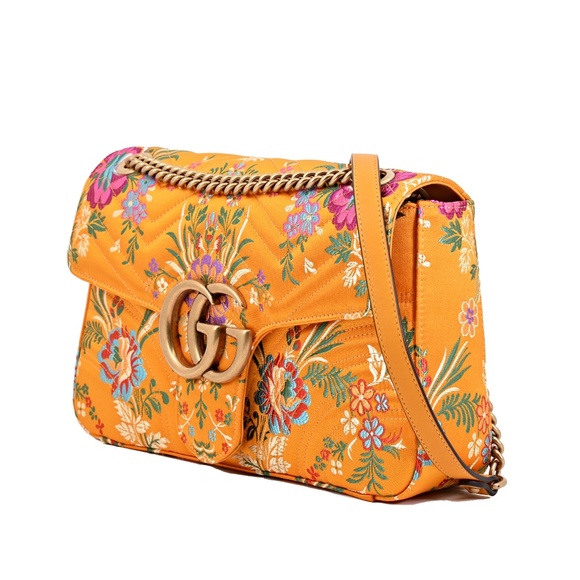 New Gucci Marmont GG Medium Shoulder Bag - Picture 2 of 8